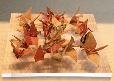 Sadako's paper cranes, Hiroshima