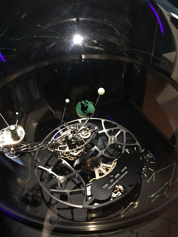 my birthday as documented by Panerai clock at Galileo Museum, Florence