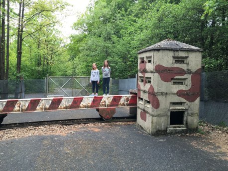 old border crossing between East and West Germany