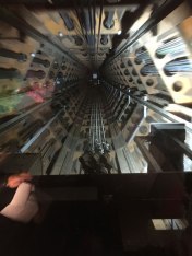 elevator in the Atomium