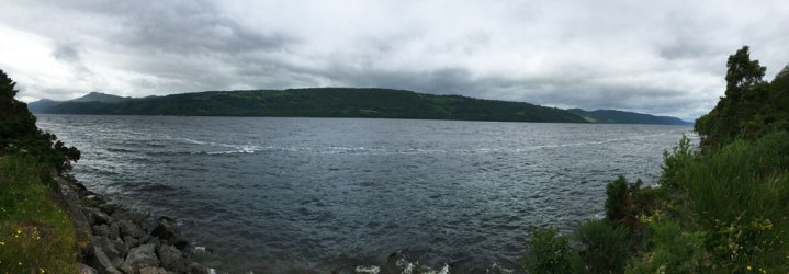 Nessie left that white trail as she swam away, Loch Ness