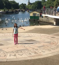 Lucy is an accurate sun dial, Stratford-upon-Avon